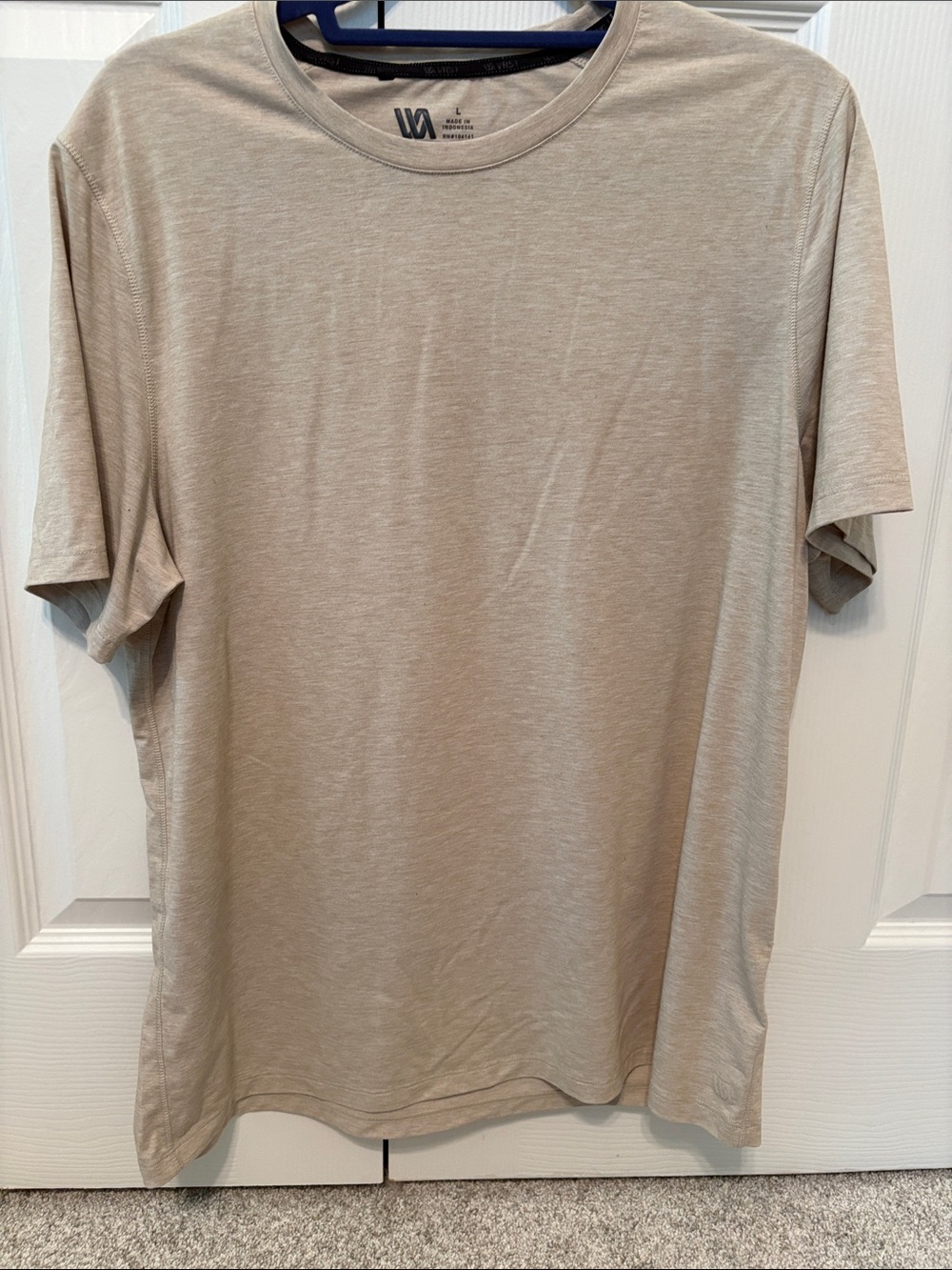 Men's Crew Neck T-Shirt - Beige